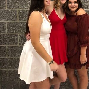 Lulus deep v-neck dress